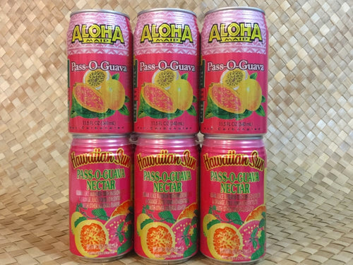 Aloha Maid and Hawaiian Sun Passion Orange Guava (POG) Combination (CANADA)